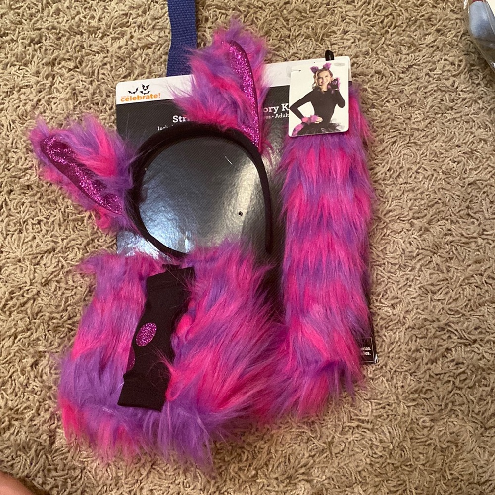 Striped cat accessory